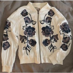 Urban Outfitters Embroidered Bomber Jacket